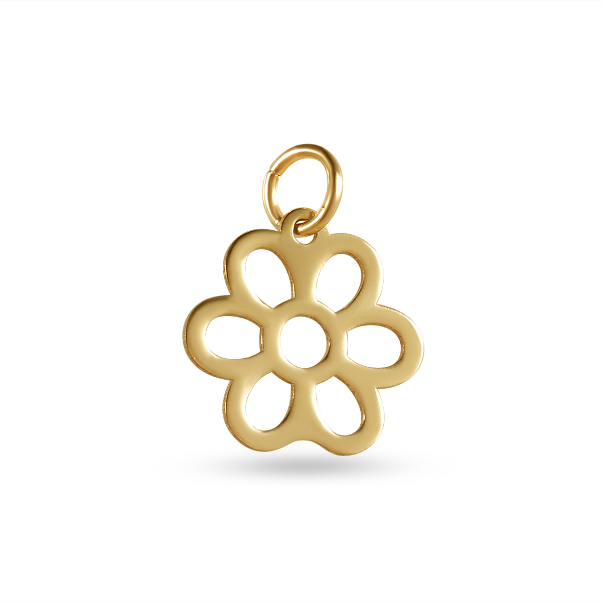 Pandantiv aur 14k cu floare