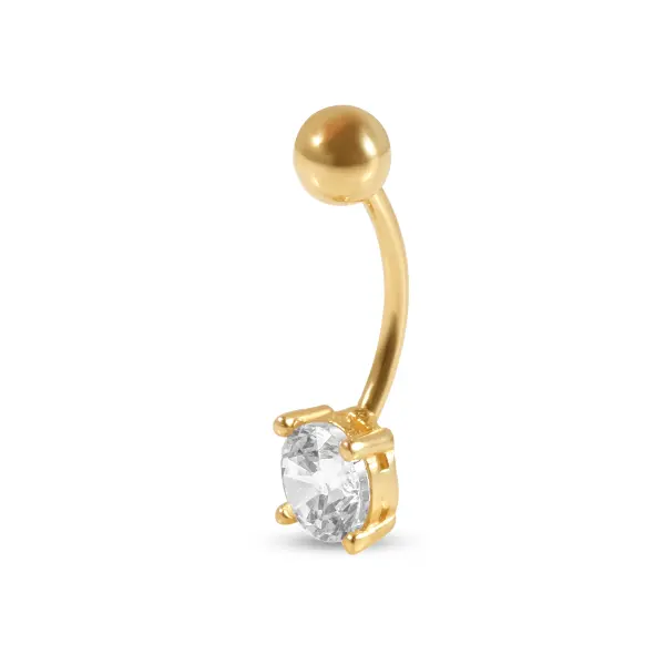 Piercing aur 14k cu piatra Zirconia Shine Drop