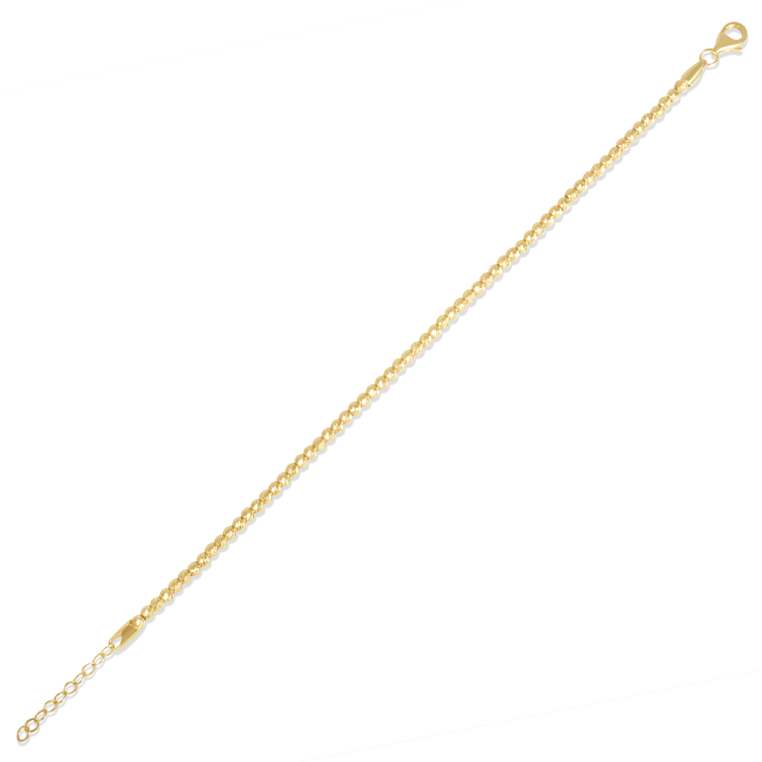 Colier aur 14k cu bile Golden Beads
