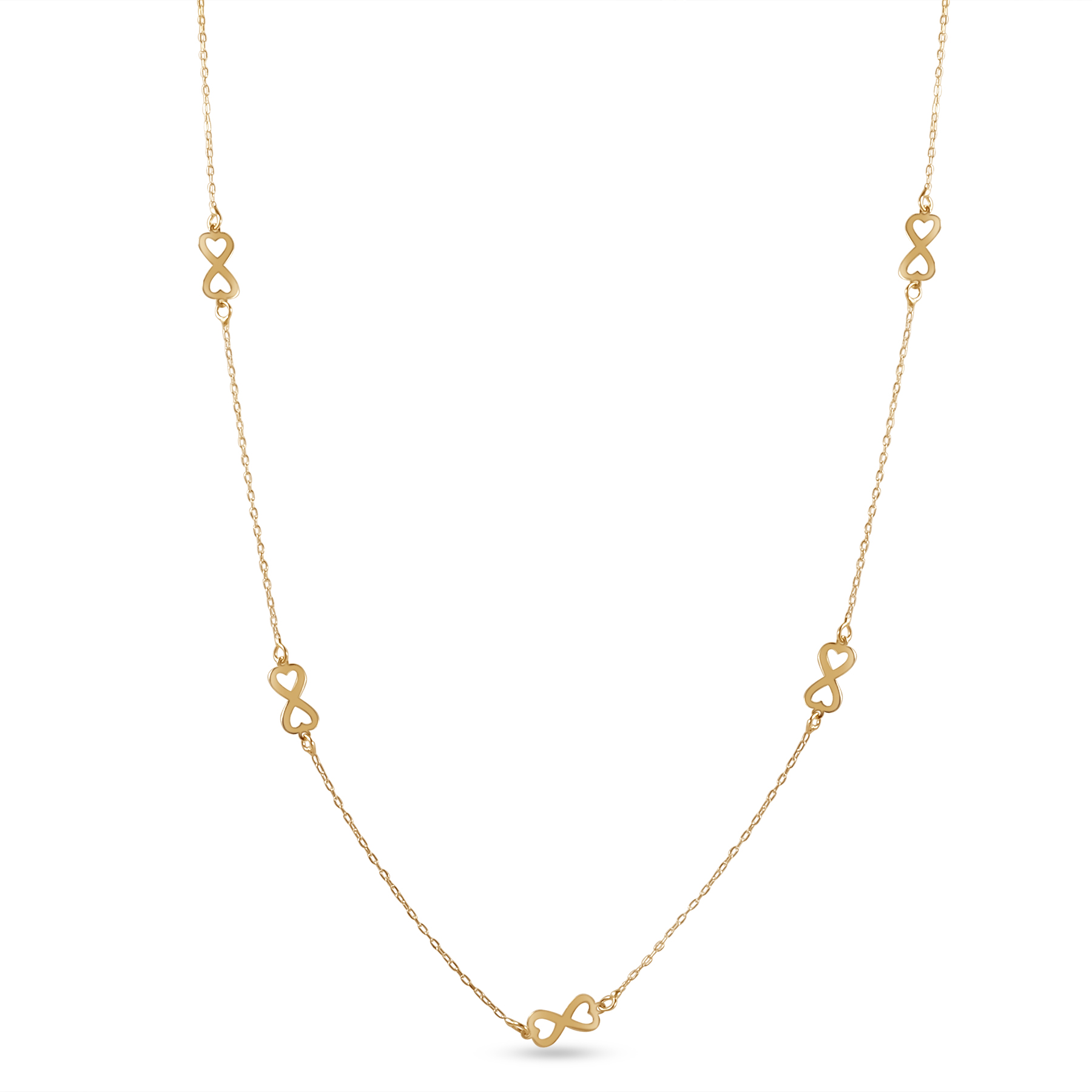 Colier aur 14k cu infinit Eternal Line