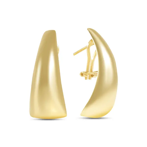 Cercei aur 14K Fluid Shape