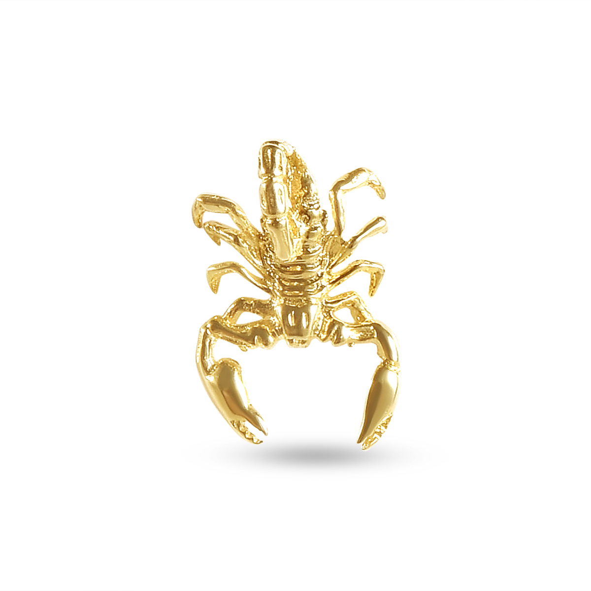 Pandantiv aur 14K scorpion Fierce Spirit