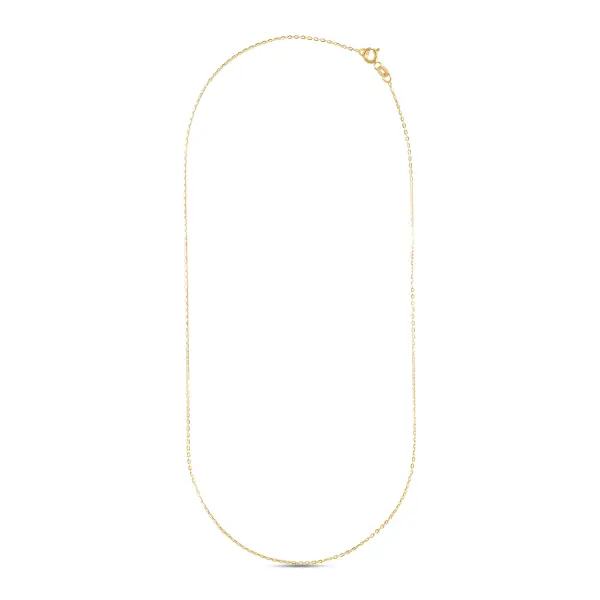 Lant aur 14k cu zale elegante Interlace Glow