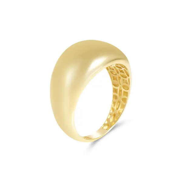 Inel aur 14K Golden Curve