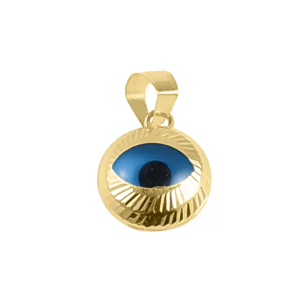 Pandantiv aur 14K cu ochi Eye Charm