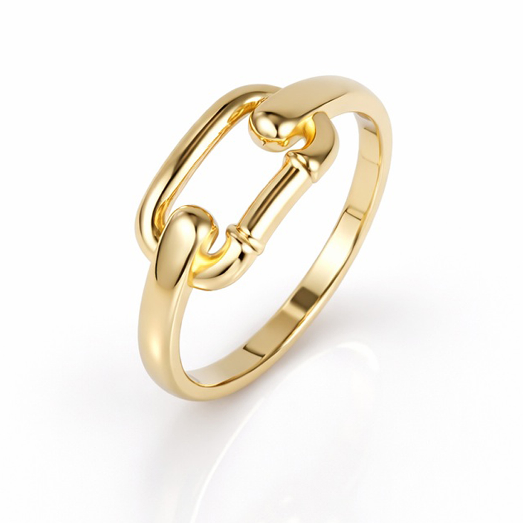 Inel aur 14K model zala ovala Urban Link