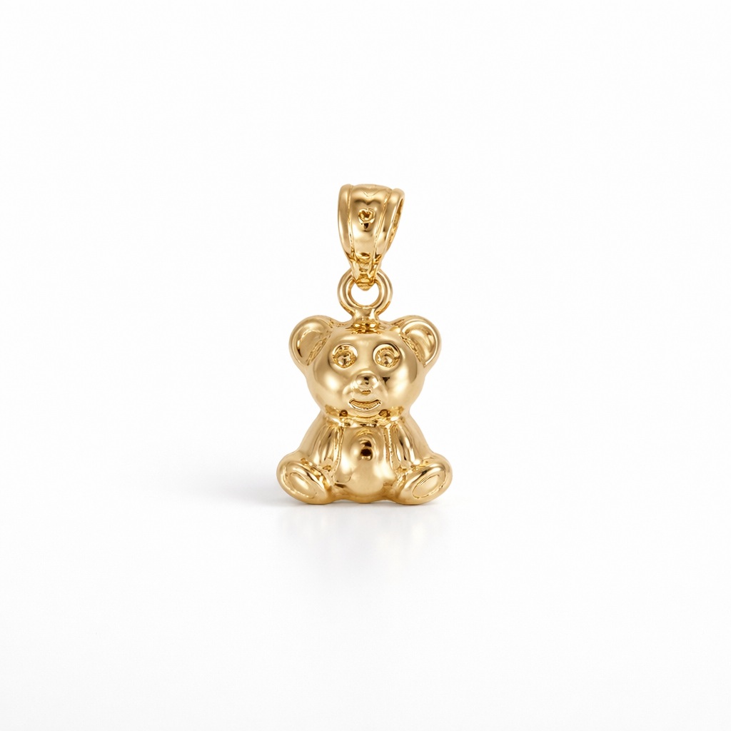 Pandantiv aur 14K model ursulet Little Gold Bear