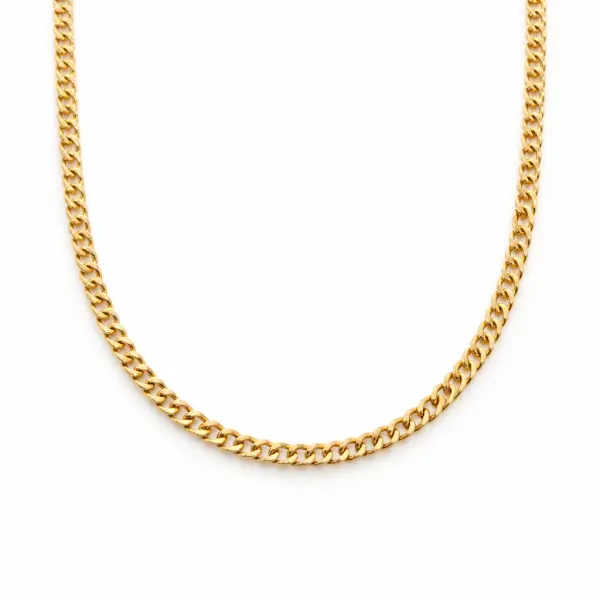 Lant aur 14k cu zale cuban fine Cuban Slim Classic