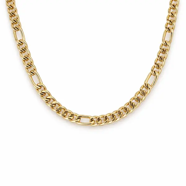 Lant aur 14k Figaro Bold Chain