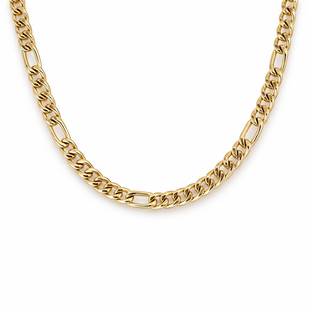 Lant aur 14k Figaro Bold Chain