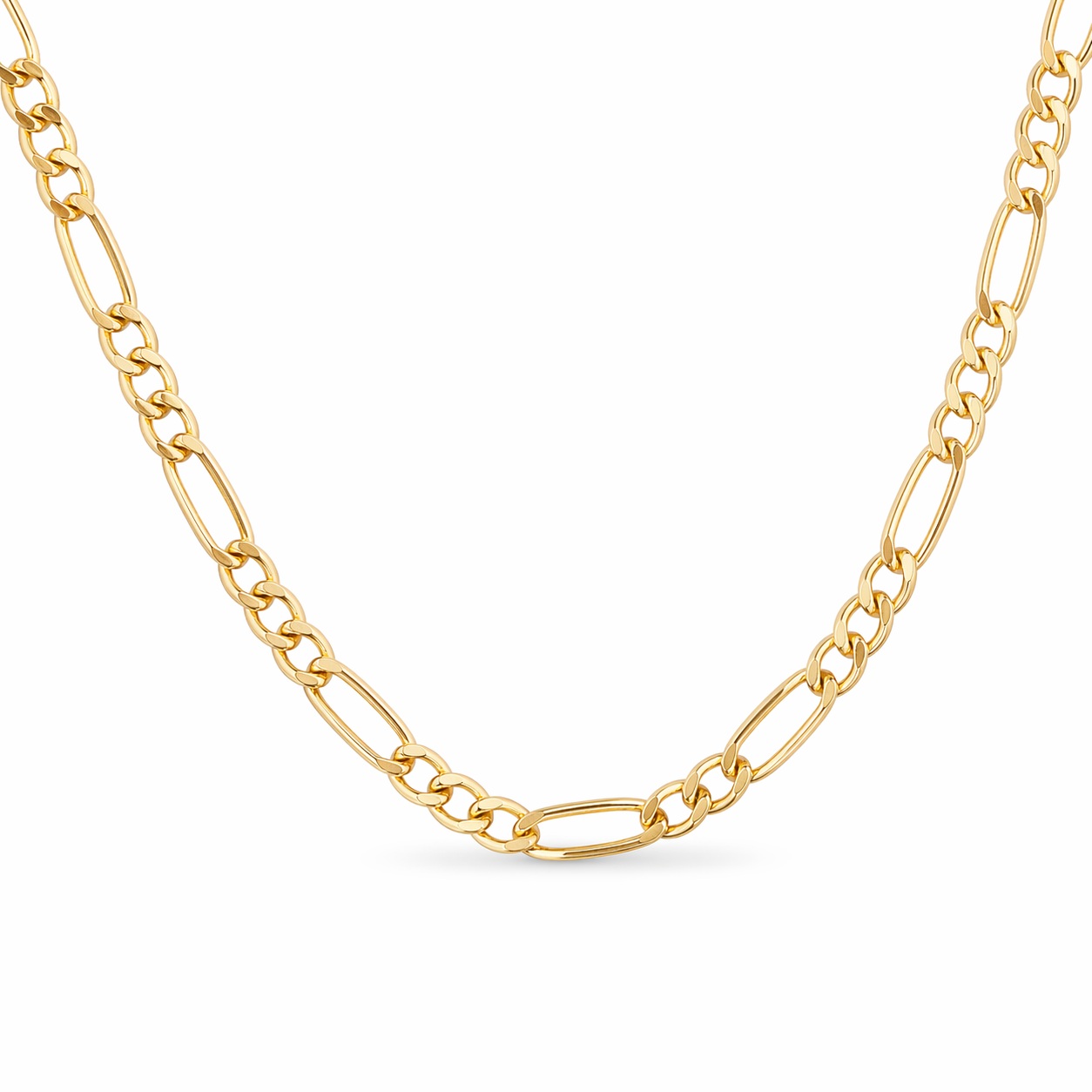 Lant aur 14k Figaro Clasic Bold Line