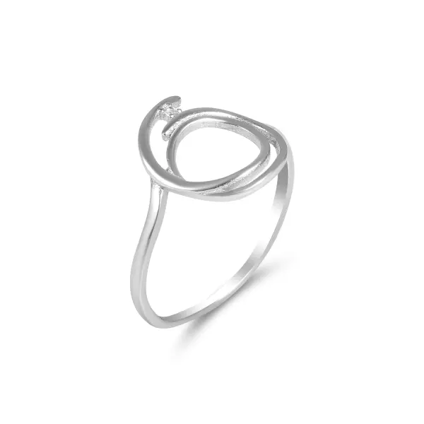 Inel argint cu piatra Zirconia Silver Circle Lumiere