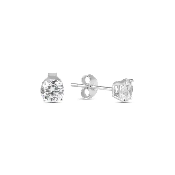 Cercei argint cu piatra Zirconia Brilliant Touch