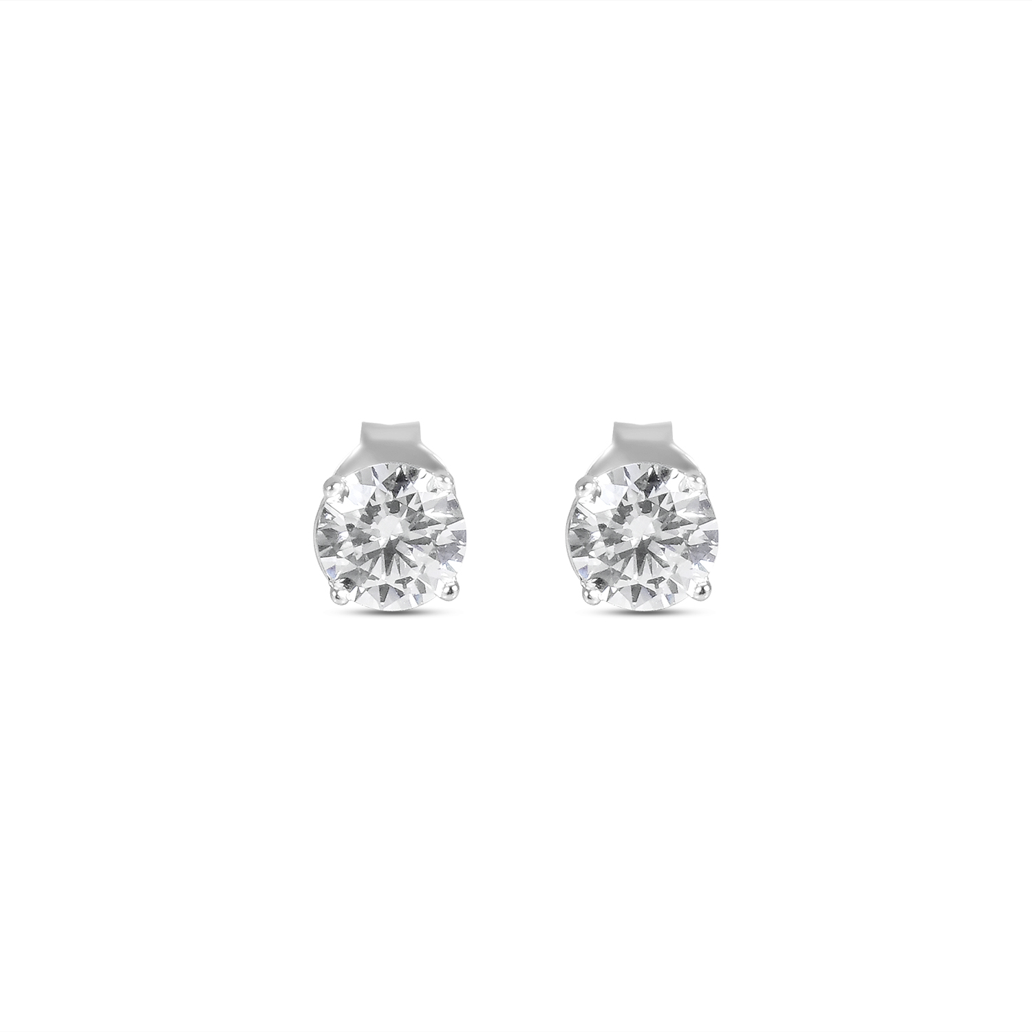 Cercei argint cu piatra Zirconia Brilliant Touch