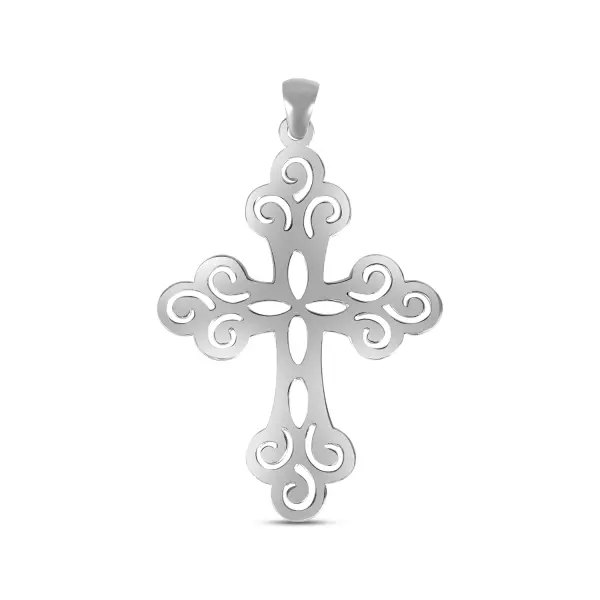 Pandantiv argint in forma de cruce filigranata Sacred Grace Cross
