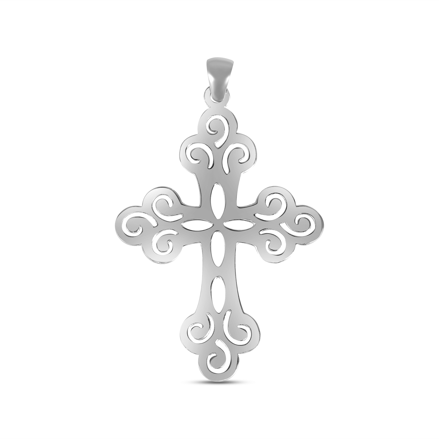 Pandantiv argint in forma de cruce filigranata Sacred Grace Cross