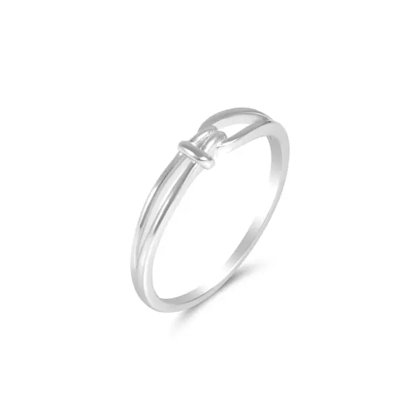 Inel argint cu impletitura delicata Silver Interlace