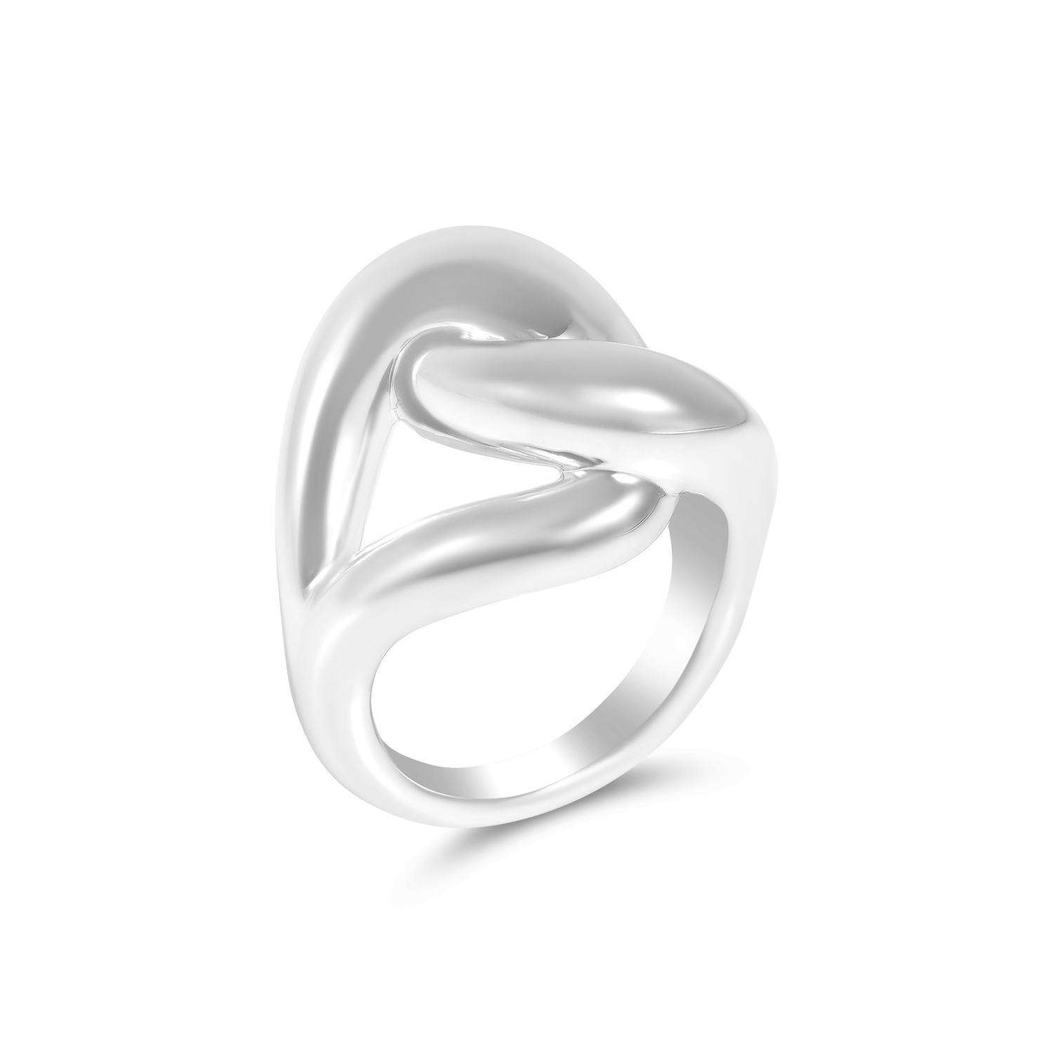 Inel argint dama cu model impletit Elegant Twist